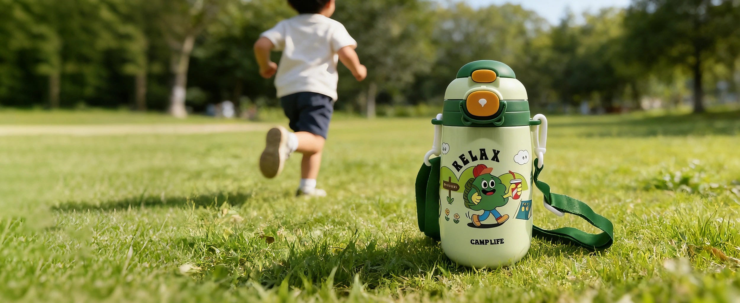 Fabricante de botellas para niños de acero inoxidable de China