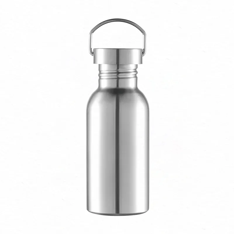 Botella de agua deportiva negra