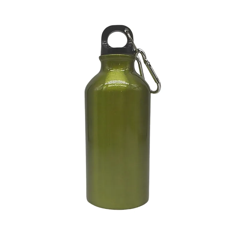 Botella de agua de aluminio.